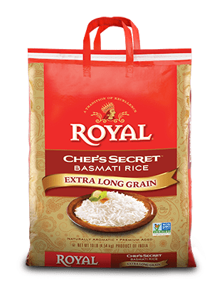 Basmati Rice Royal Chef Secret Basmati Rice, 20 lb bag