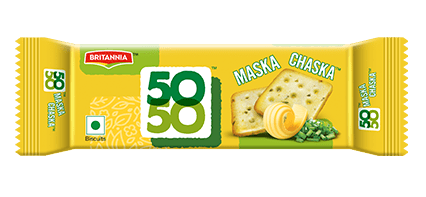 Biscuits Britannia 50/50 Maska Chaska