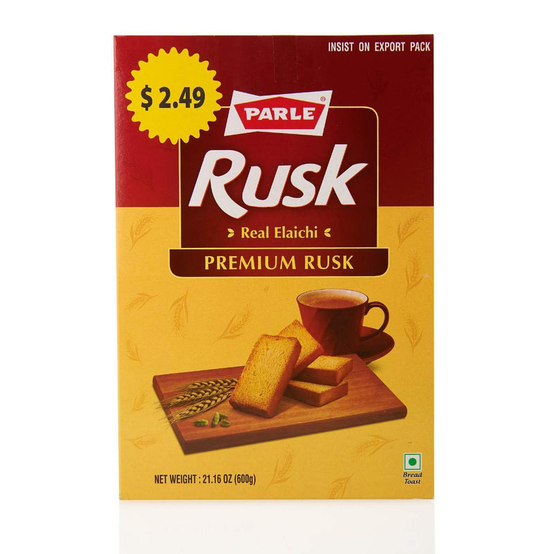 Biscuits 600 GM Parle Rusk Real Elaichi