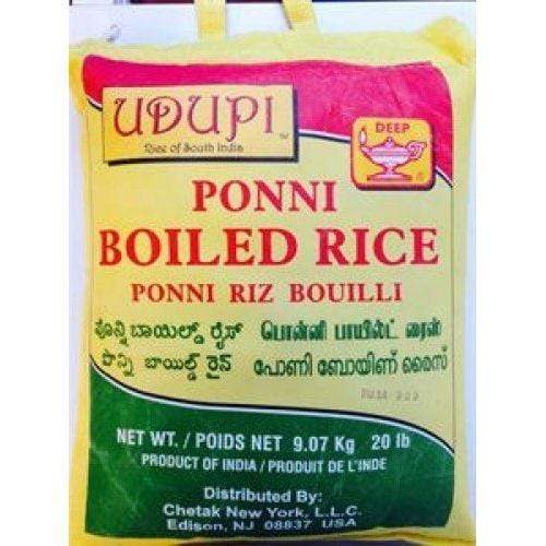 Grains UDUPI Ponni Raw Rice, 20 lb bag