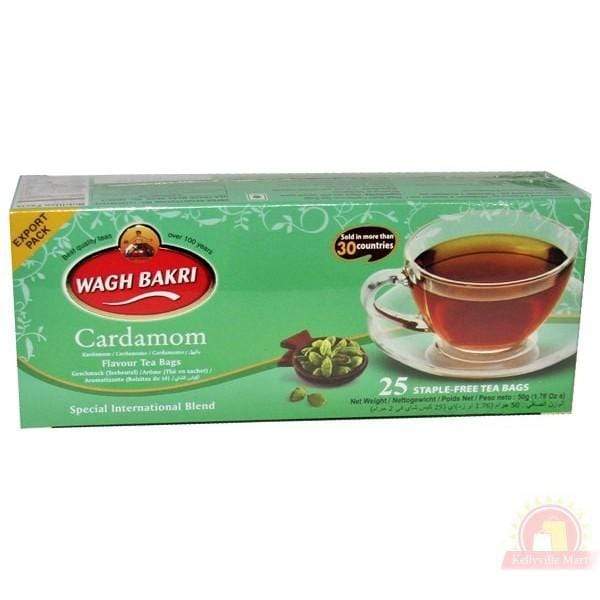 Tea Bags 25 Tea Bags Wagh Bakri Cardamom Tea Bags