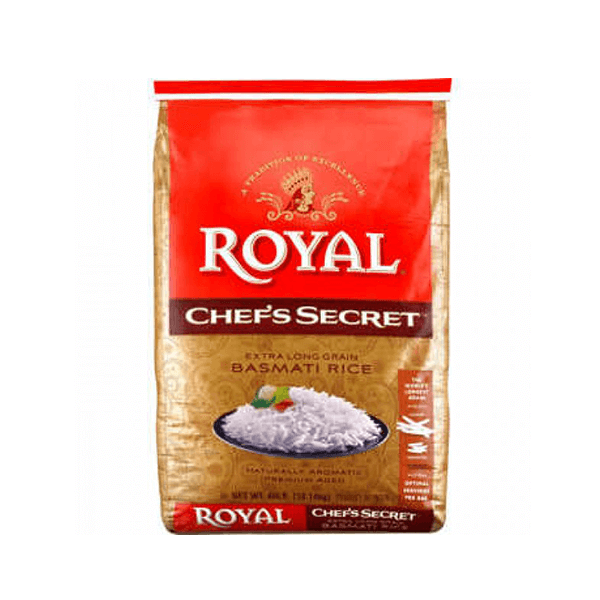 Basmati Rice Royal Chef's Secret Basmati Rice, 10 lb bag