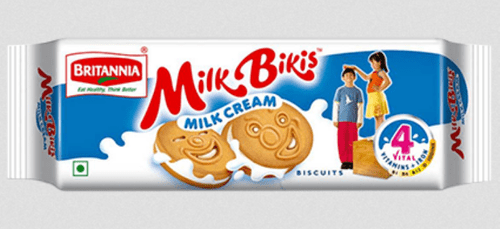 Biscuits Britannia Milk Bikis Creams, 3.5 oz
