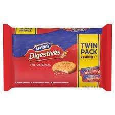 Biscuits 2 X 400 GM MCVITIES DIGESTIVES