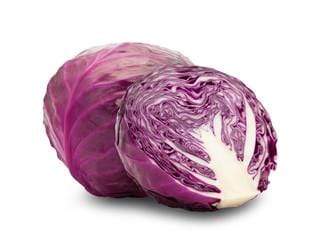 Cabbage & Cauliflower Cabbage Red/ Patta Gobi / Band Gobhi, per lb