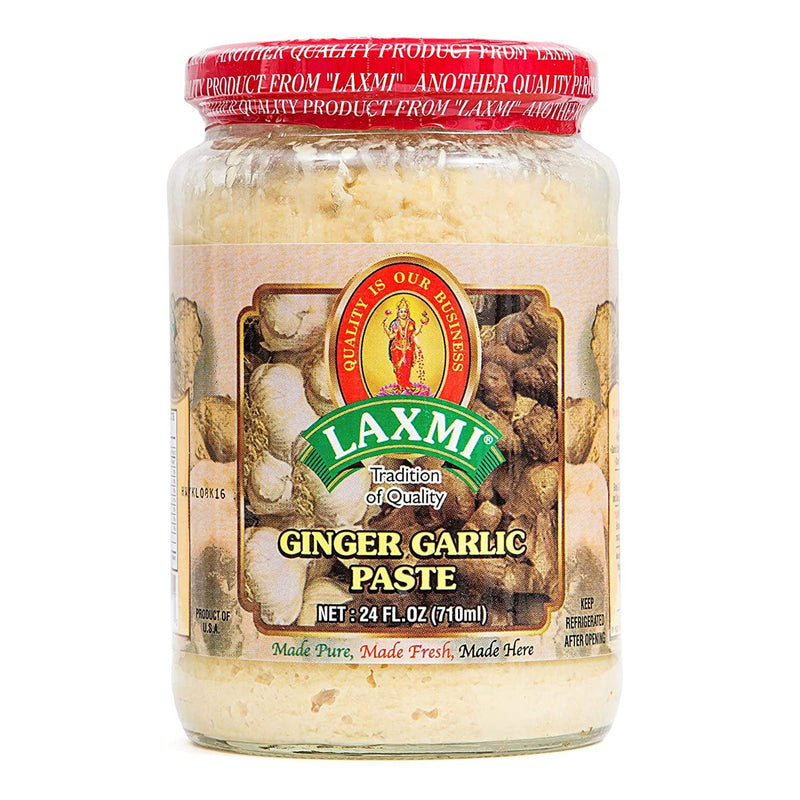 Chutneys 8 OZ / LAXMI Ginger Garlic Paste, 1 Bottle