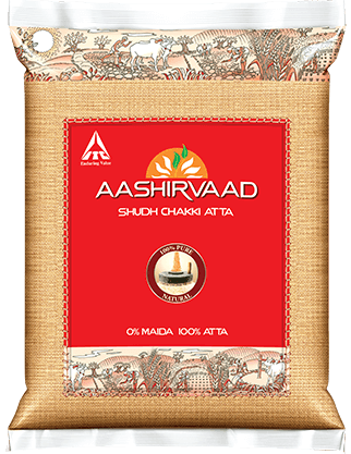 FLour AASHIRVAAD Chakki Atta, 10 lb bag