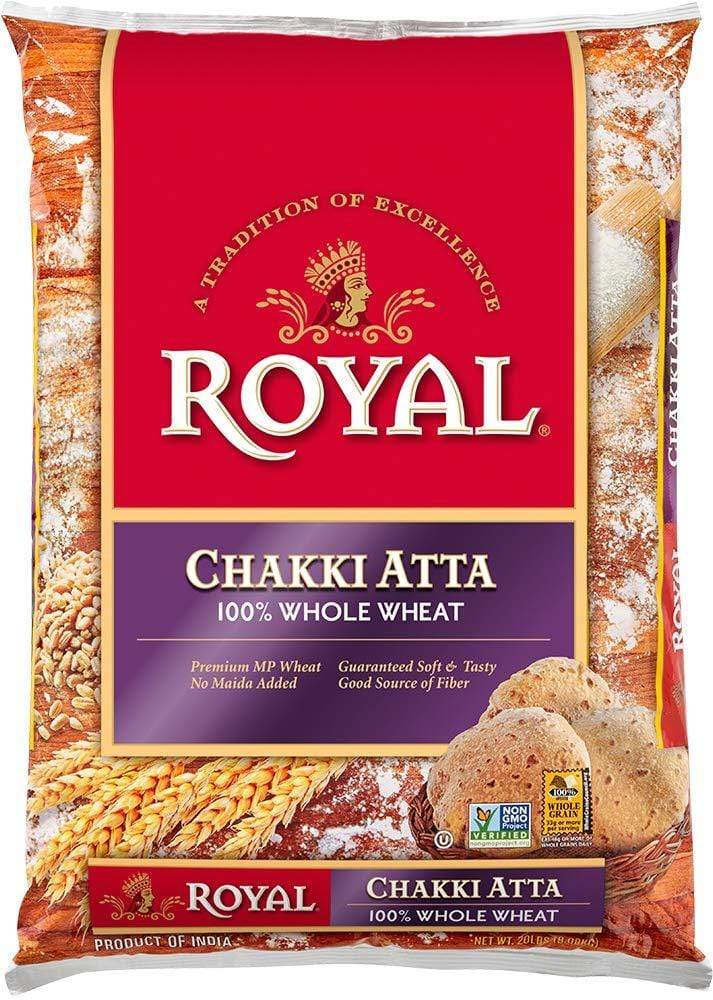 FLour ROYAL Chakki Atta, 20 lb bag