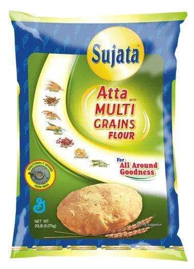 FLour SUJATA Multigrain Atta, 4 lb bag
