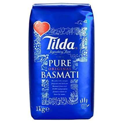 Grains TILDA Basmati Rice, 20 lb bag
