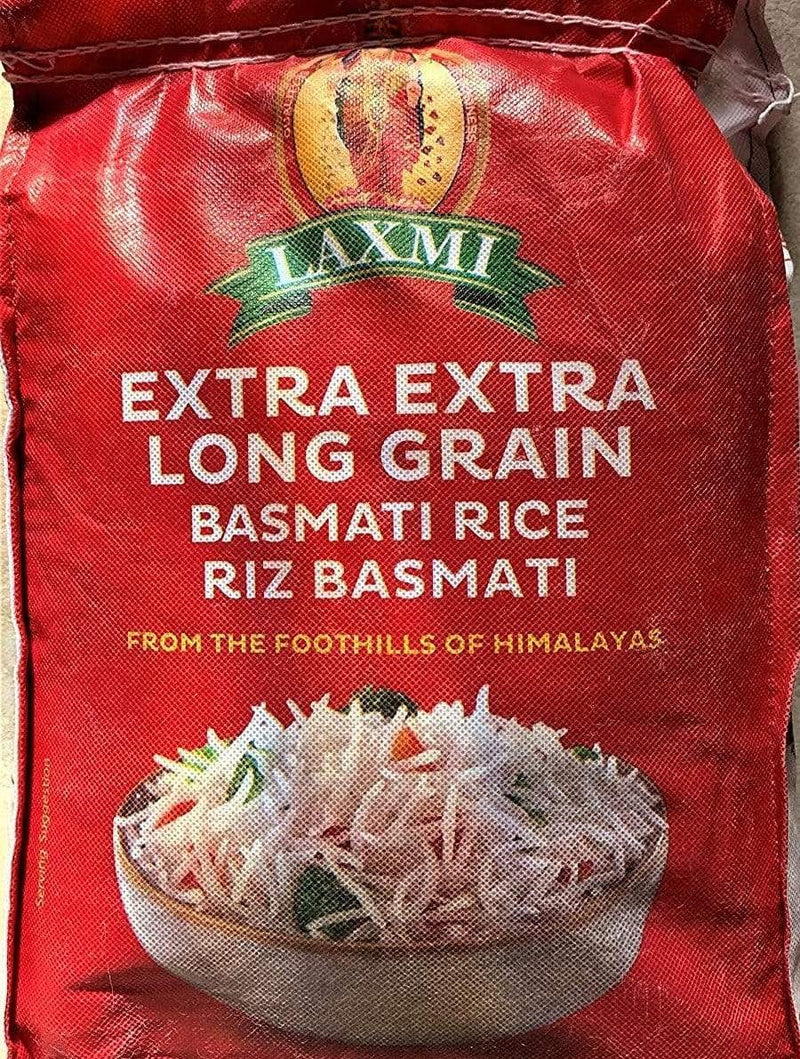 Grains 10 LB / LAXMI EXTRA EXTRA LONG GRAIN BASMATI RICE