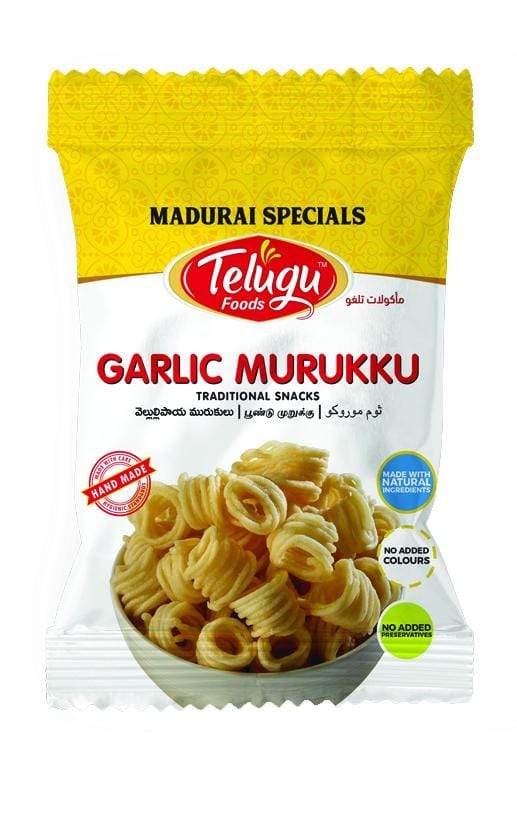 Indian Snacks Garlic Murukku 170 GM