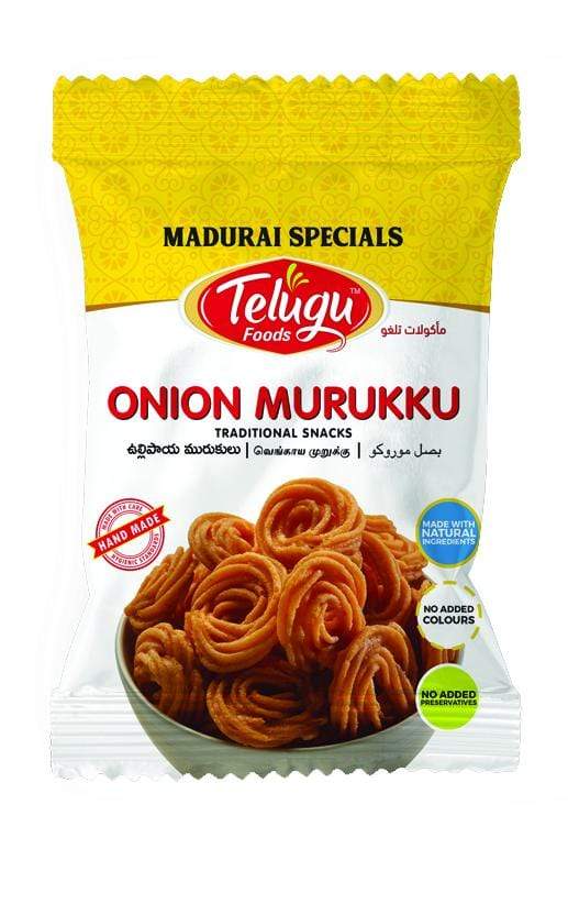 Indian Snacks Onion Murukulu 170 GM