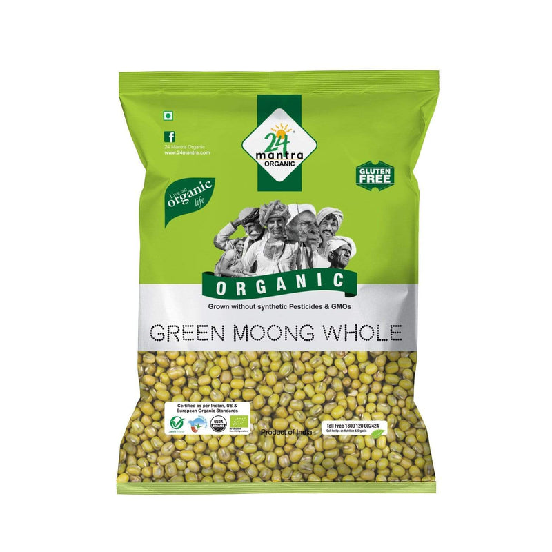 Organic Dals 4 Lb Organic Moong Whole