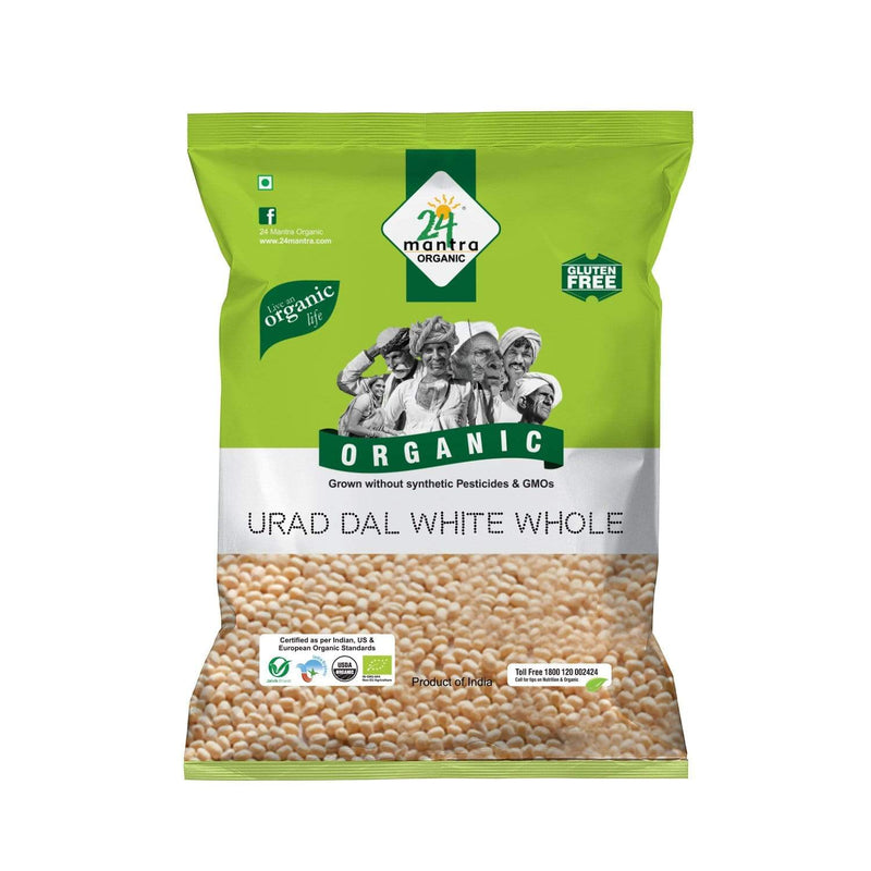 Organic Dals Organic Urad Gota (White Whole)