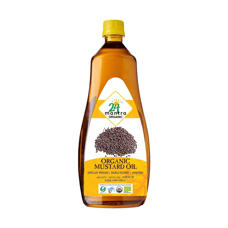 Organic Oils 33.8 Oz Organic mustard Oil