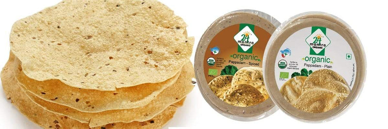 Organic Papad 3.5 Oz Organic Papad Plain