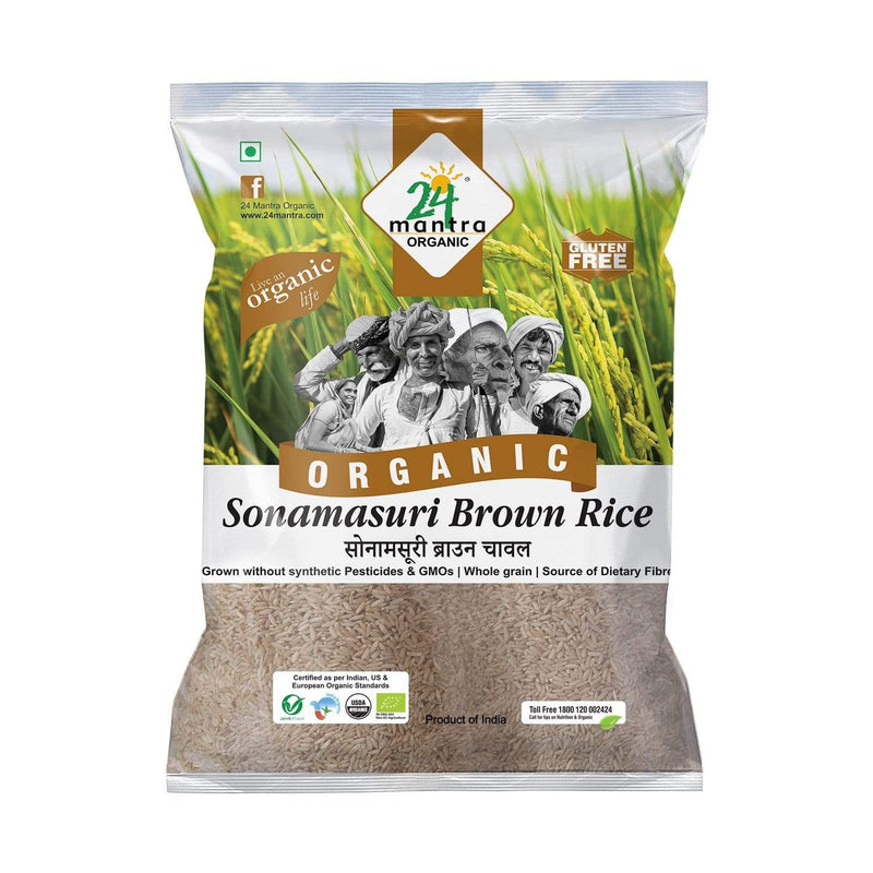 Organic Rice 10 Lb Organic Brown Sona Masoori