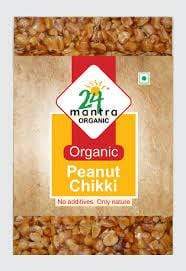 Organic Snacks 100 Gm Organic Peanut Chikki