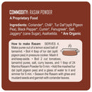 Organic Spices In Jar 10 Oz Organic Rasam Powder