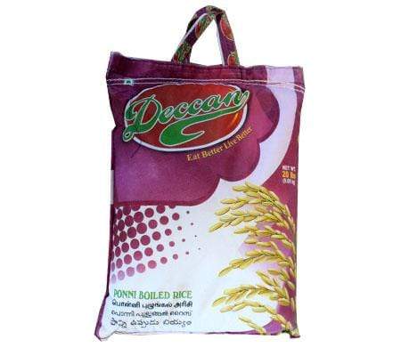 Ponni DECCAN Ponni Boiled Rice, 20 lb bag