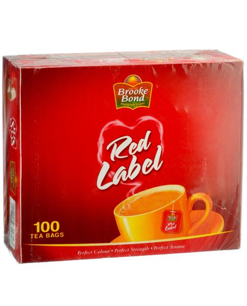 Tea Bags 100 Bags Brooke Bond Red Label Tea Bags