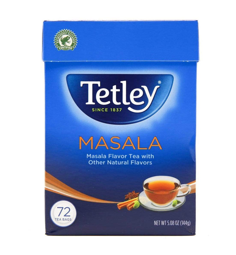 Tea Bags Tetley Masala Flavor Tea (72 Tea Bags)