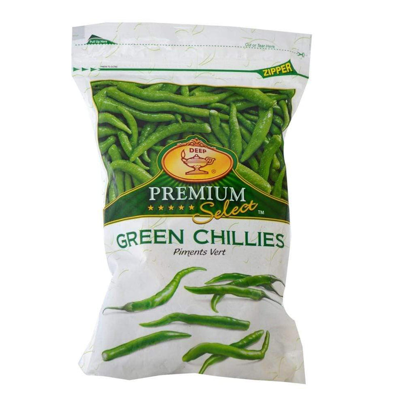 Vegetables Deep Frozen Green Chilies, 340 gm